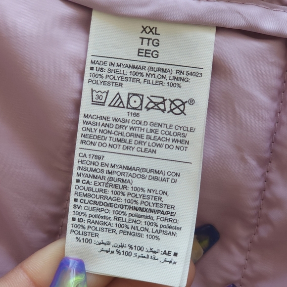 Packable Puffer Jacket in Lilac - Picture 10 of 14